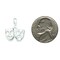 Sterling Silver Comedy & Tragedy Mask Charm Jewerly 23mm x 19mm